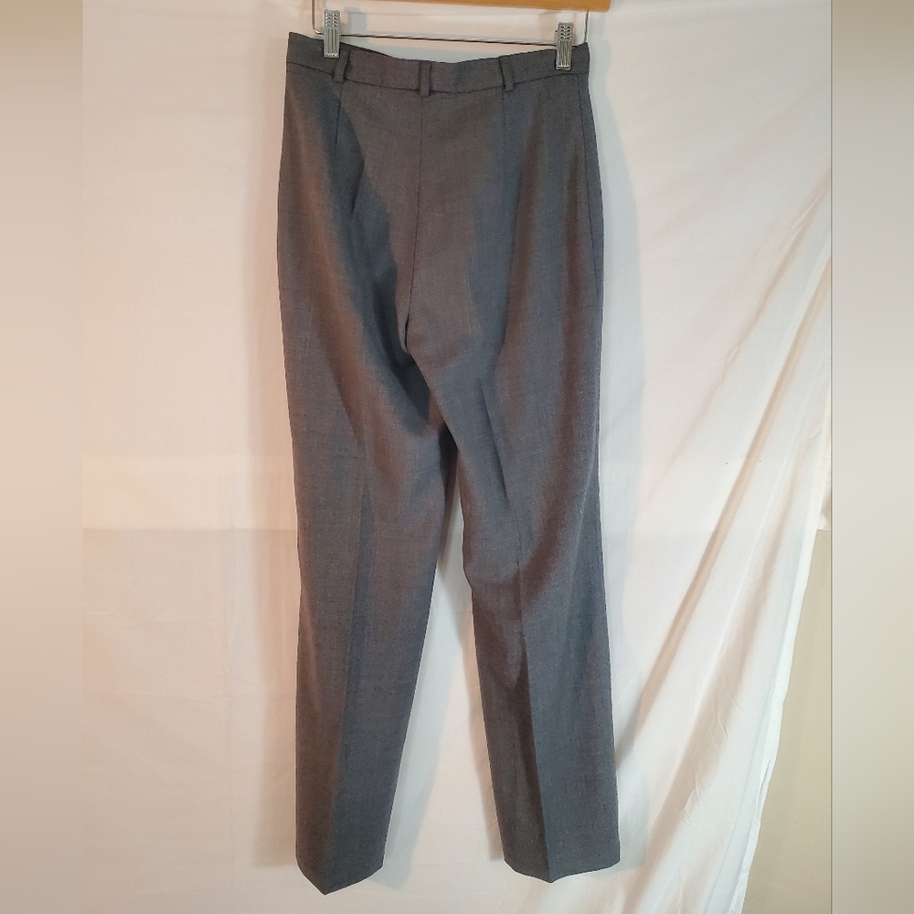 Vintage Burberry London Women’s Size 8 Pleated Wool Pants 27" Waist - Picture 3 of 6